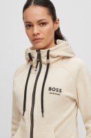 BOSS Riva Signature Stripe Zip-Sweater