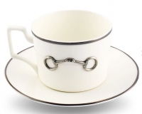 Kaffeetasse & Unterteller Windsor Platinum