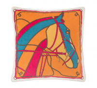 Samt Kissen Color Horse