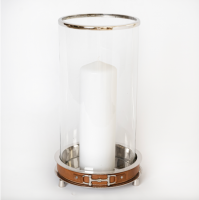 Windlicht Hurricane Leather