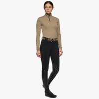 CT Mini CT Flock Print Tech Wool Half Zip Turtleneck FW22
