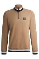 BOSS Equestrian Herren Troyer Sweater Signature