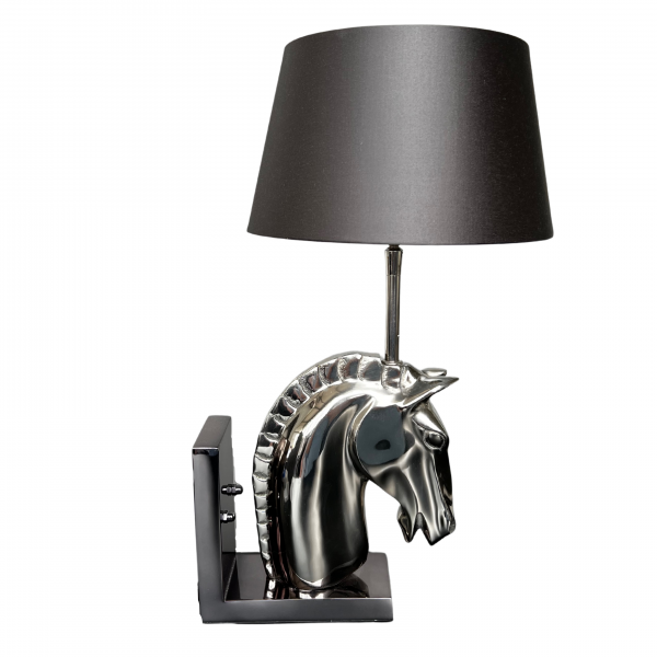 Wandlampe Chess Horse Grey
