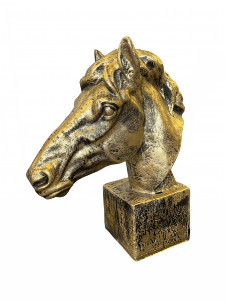 Pferdeskulptur Golden Horse
