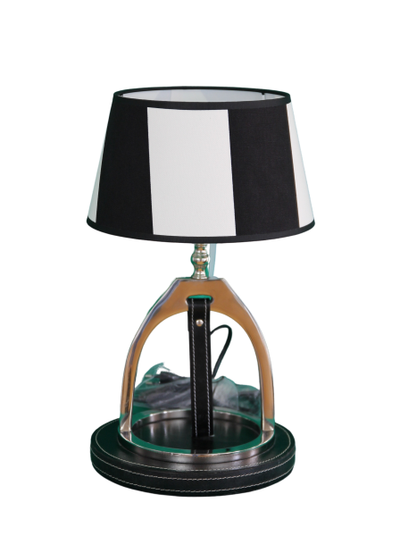 Wohnlampe Stirrup Leather round Stripes