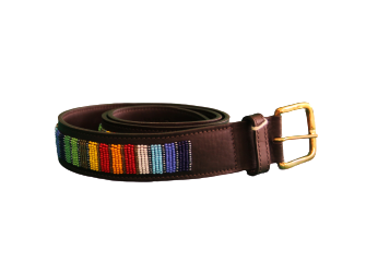 Beaded Belt Rainbow