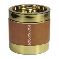 Ice Bucket Golden Leather