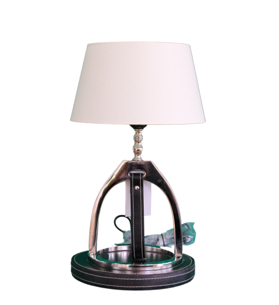 Wohnlampe Stirrup Leather Round