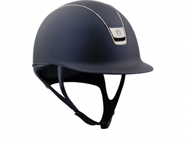 Reithelm Classic 2.0 Shadowmatt, Top Paint, Trim+Blason Black Chrome,300 Sw Crystal Colour