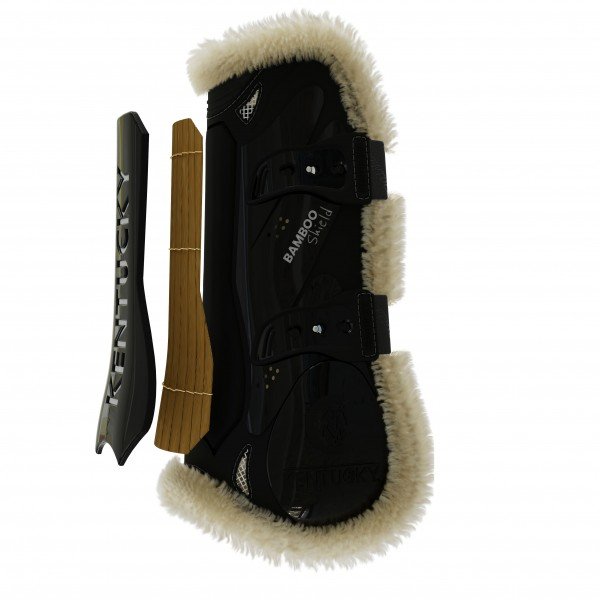Kentucky Horsewear Bamboo Shield Gamasche Sheepskin Elastic