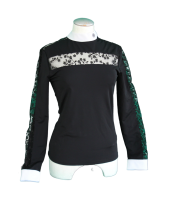 Design by Dalia Showshirt Black Roselle