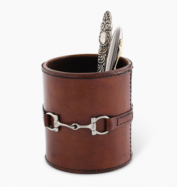 Premium Stiftehalter Leder Horse Bit