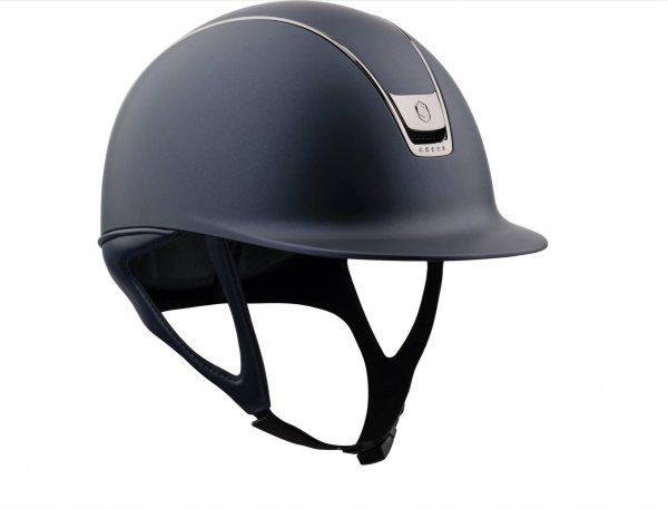 Reithelm Classic 2.0 Shadowmatt, Top Paint, Trim + Blason Black Chrome,5 Sw Crystal Colour