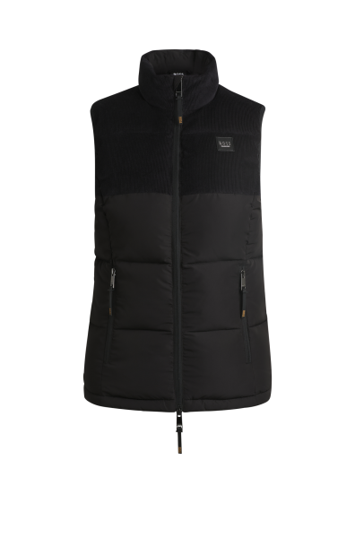 BOSS Equestrian Damen Cord Pufferweste Viola